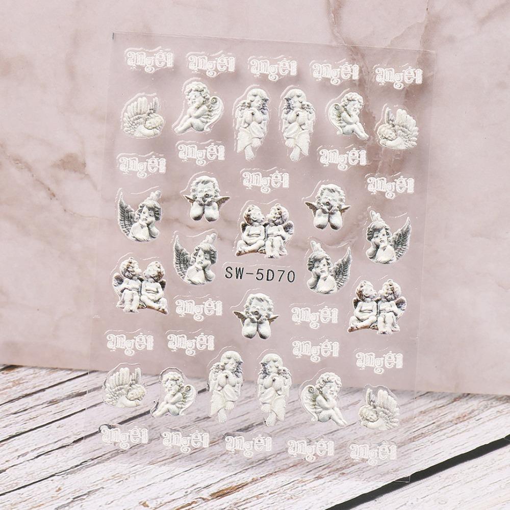 Wings Rose Flowers Angel Nail Stickers Nail Art Decorations Rose Nail Stickers Flowers Nail Decals SW-5D71
Wings Rose Flowers Angel Nail Stickers Nail Art Decorations Rose Nail Stickers Flowers Nail Decals SW-5D71