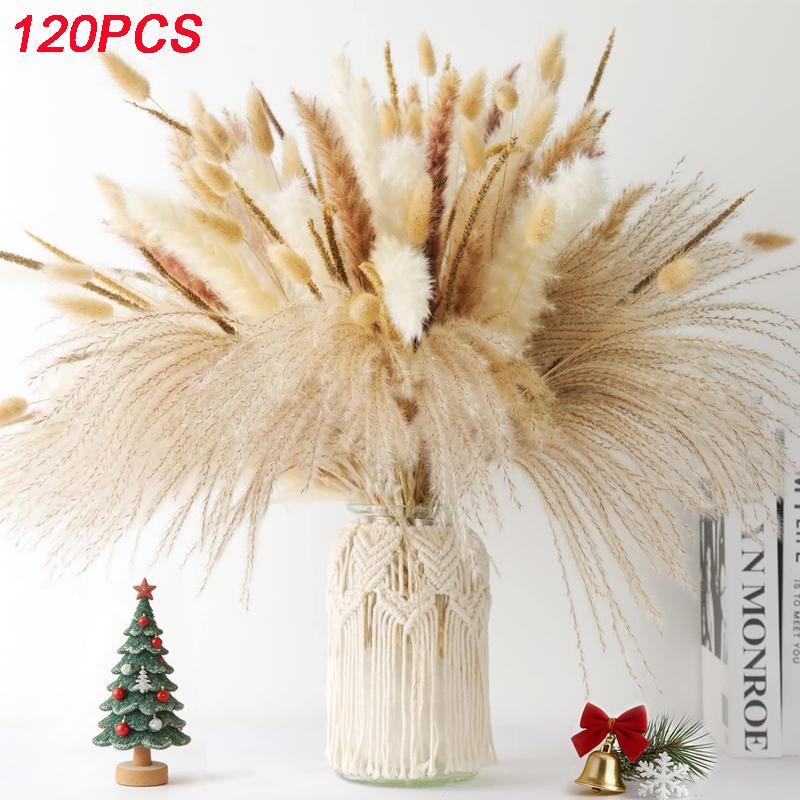 Natural Pampas Dried Flowers Bouquet for Boho Home Vase Decor Bunny Rabbit Tails Grass Artifical Flower Wedding Party Decoration
Natural Pampas Dried Flowers Bouquet for Boho Home Vase Decor Bunny Rabbit Tails Grass Artifical Flower Wedding Party Decoration