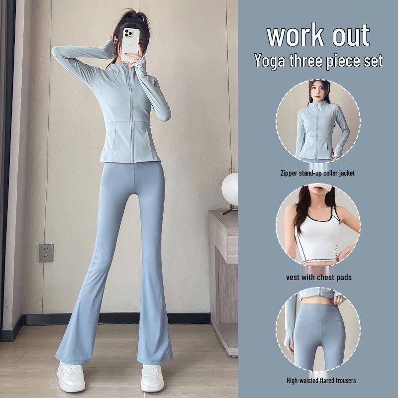 Women s 2024 Autumn/Winter Yoga Jacket & Micro Flare Pants Set - Long-Sleeve Running and Casual Fitness Outfit L
Women s 2024 Autumn/Winter Yoga Jacket & Micro Flare Pants Set - Long-Sleeve Running and Casual Fitness Outfit L