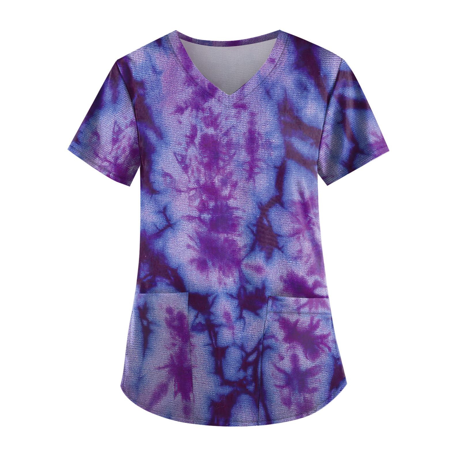 Женские топы с v-образным вырезом и короткими рукавами с персонализированным принтом, рабочие футболки L фиолетовый
Женские топы с v-образным вырезом и короткими рукавами с персонализированным принтом, рабочие футболки L фиолетовый