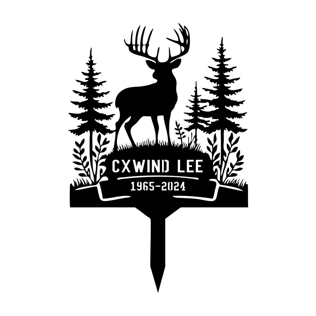 Metal Memorial Garden Stake for Deer Hunter Grave Cemetery Decoration Personalized Hunting Gift чёрный
Metal Memorial Garden Stake for Deer Hunter Grave Cemetery Decoration Personalized Hunting Gift чёрный