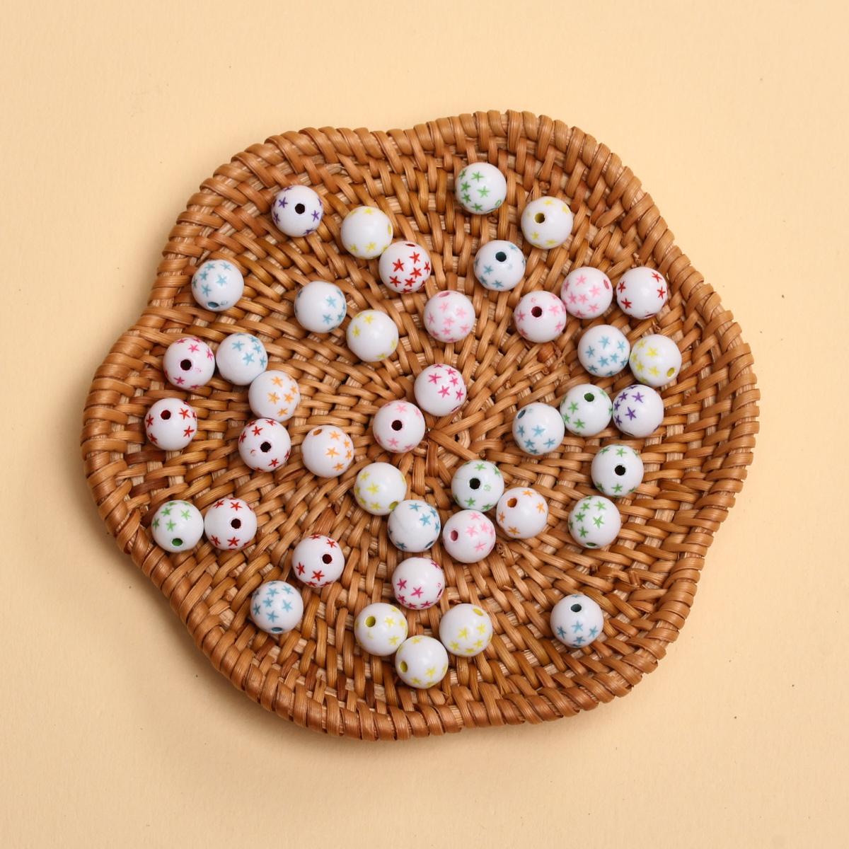 50pcs 7.5mm Acrylic Star Bead Straight For DIY Earrings Necklace Bracelet Jewelry Making
50pcs 7.5mm Acrylic Star Bead Straight For DIY Earrings Necklace Bracelet Jewelry Making