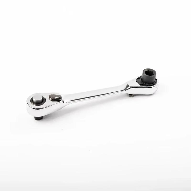 Mini 1/4 Ratchet Wrench, 2-in-1 Double Ended Quick Socket Wrench with 72-Tooth Mechanism, Hex Screwdriver & Torque Spanner Set
Mini 1/4 Ratchet Wrench, 2-in-1 Double Ended Quick Socket Wrench with 72-Tooth Mechanism, Hex Screwdriver & Torque Spanner Set