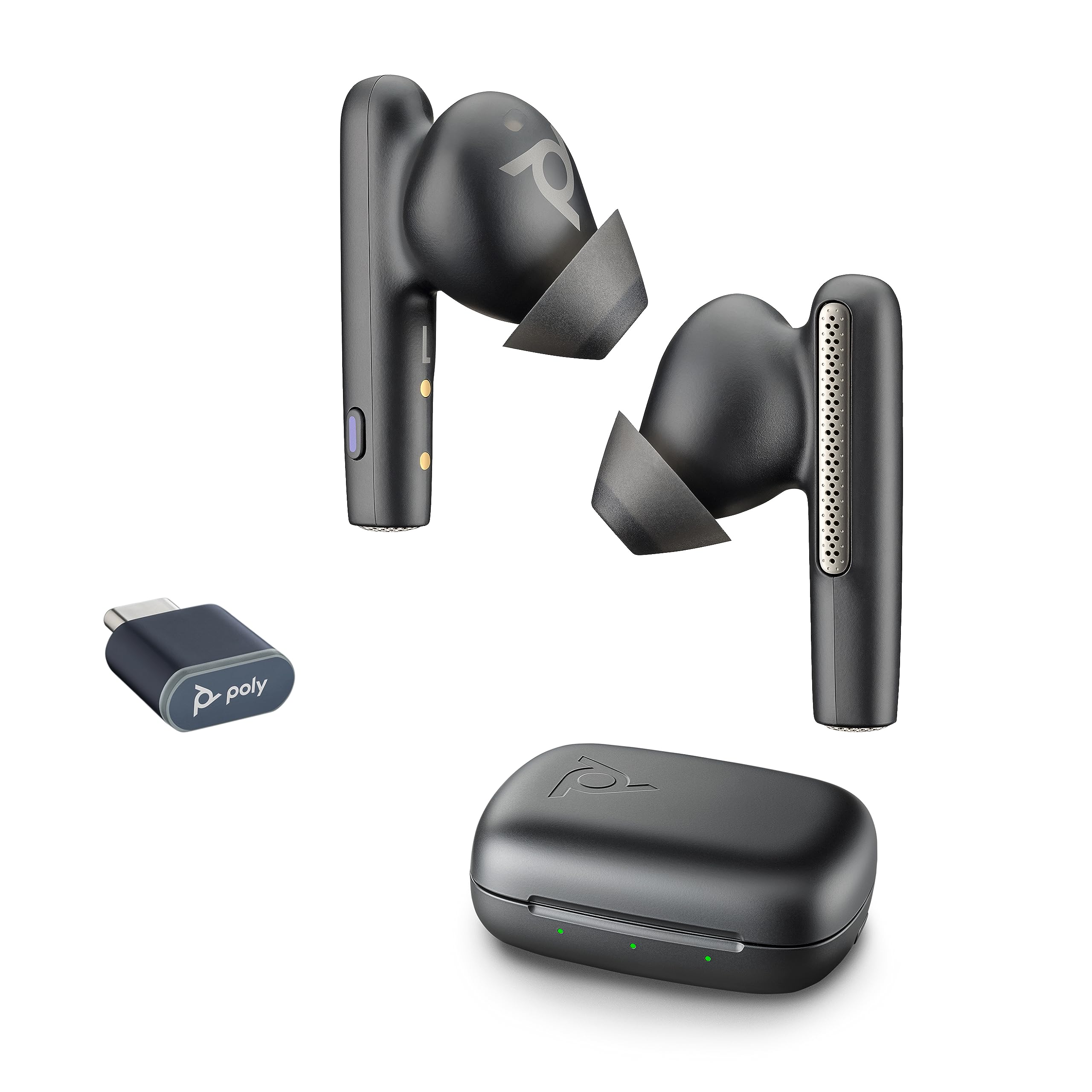 Poly Voyager Free 60 Fully Wireless Earphones Active Noise Cancellation Charging Case Long Calls PC Mac Smartphone Blueroot Connection Zoom Compatible чорний
Poly Voyager Free 60 Fully Wireless Earphones Active Noise Cancellation Charging Case Long Calls PC Mac Smartphone Blueroot Connection Zoom Compatible чорний