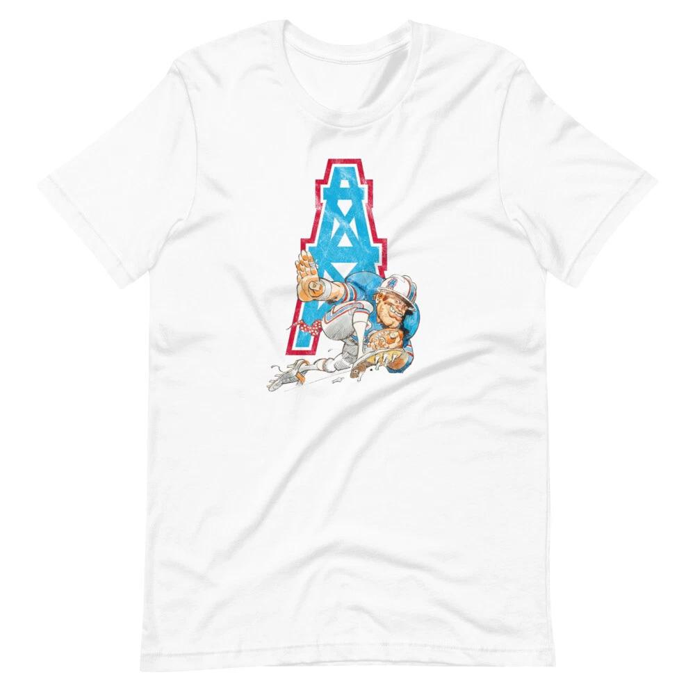 Vintage Style HOUSTON OILERS Caricature Football Tee Short-Sleeve Unisex T-Shirt XXXXL
Vintage Style HOUSTON OILERS Caricature Football Tee Short-Sleeve Unisex T-Shirt XXXXL