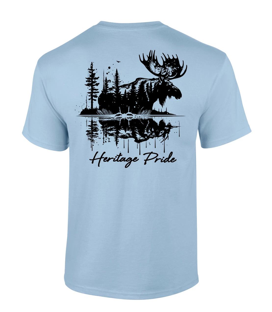 Heritage Pride Wild Moose Wildlife Outdoors Hunting Short Sleeve T-Shirt 3XL
Heritage Pride Wild Moose Wildlife Outdoors Hunting Short Sleeve T-Shirt 3XL
