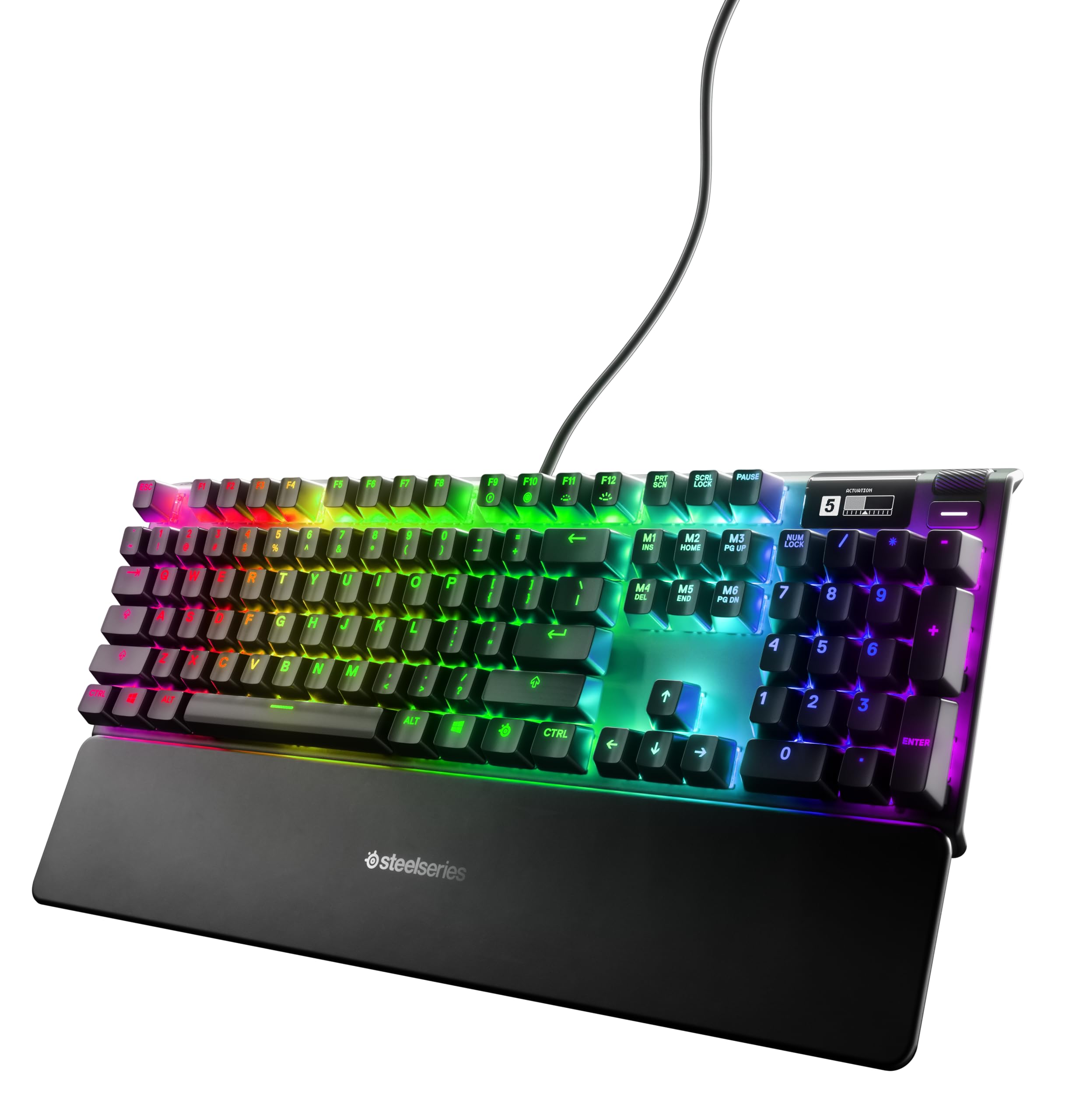 SteelSeries Rapid Trigger Gaming Keyboard Wired Japanese Layout Magnetic Hall Effect Sensor OmniPoint Switch Organic EL Display Apex Pro JP 64629 чорний
SteelSeries Rapid Trigger Gaming Keyboard Wired Japanese Layout Magnetic Hall Effect Sensor OmniPoint Switch Organic EL Display Apex Pro JP 64629 чорний