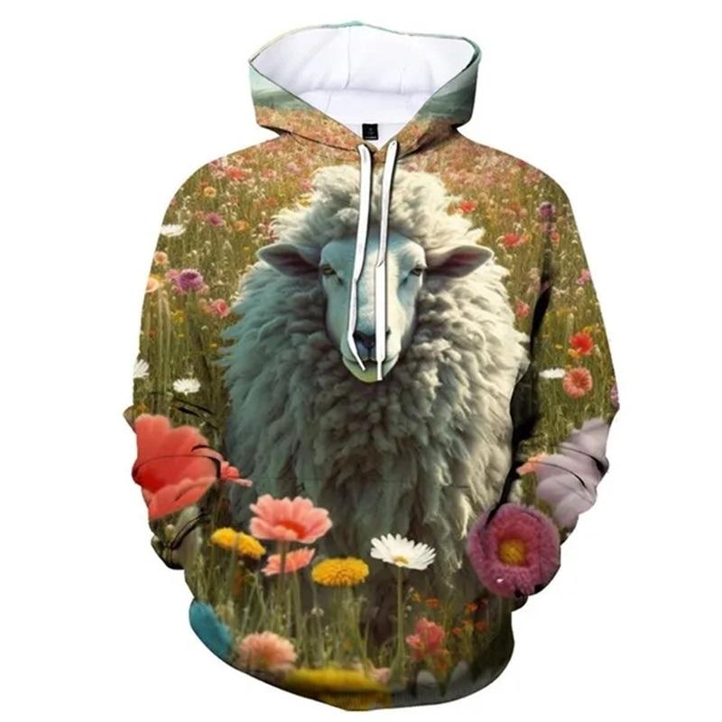 Толстовки з 3D-друком вівці для чоловіків Світшоти з капюшоном із зображенням тварин і кози Дитячі смішні милі вуличні пуловери Жіноча толстовка 5XL
Толстовки з 3D-друком вівці для чоловіків Світшоти з капюшоном із зображенням тварин і кози Дитячі смішні милі вуличні пуловери Жіноча толстовка 5XL