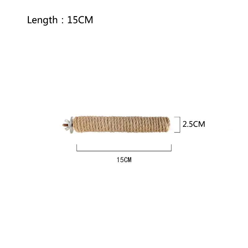 Natural Hemp Rope Bird Perch for Parrots - Handmade Chewable Perch Stand Eco-Friendly Cage Accessory for Parrots Pet Birds Toy
Natural Hemp Rope Bird Perch for Parrots - Handmade Chewable Perch Stand Eco-Friendly Cage Accessory for Parrots Pet Birds Toy
