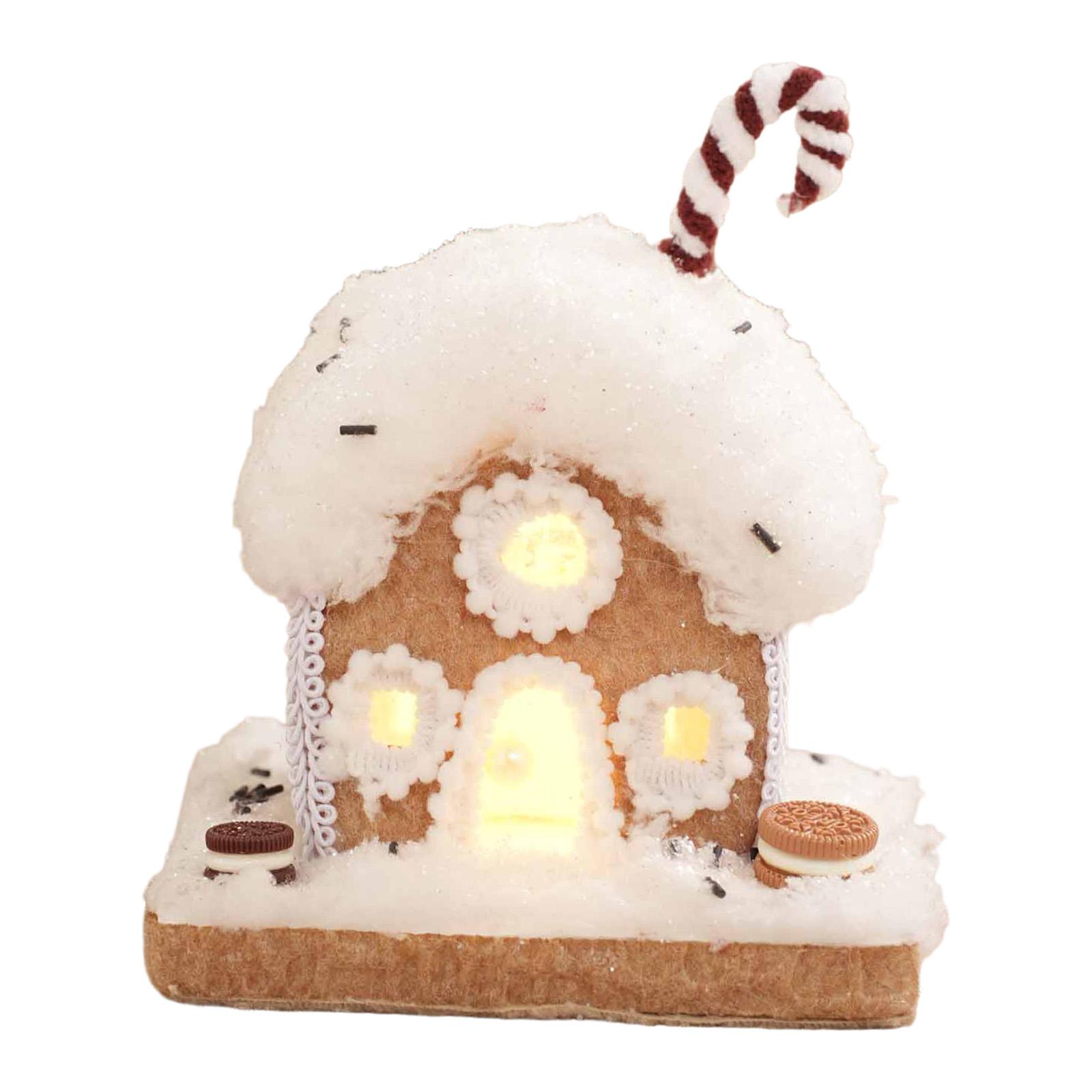 Lighted Gingerbread Christmas Village House Home Gift,LED Light up Decorative Landscape,Table Ornament Figurine for Living Room Style D
Lighted Gingerbread Christmas Village House Home Gift,LED Light up Decorative Landscape,Table Ornament Figurine for Living Room Style D