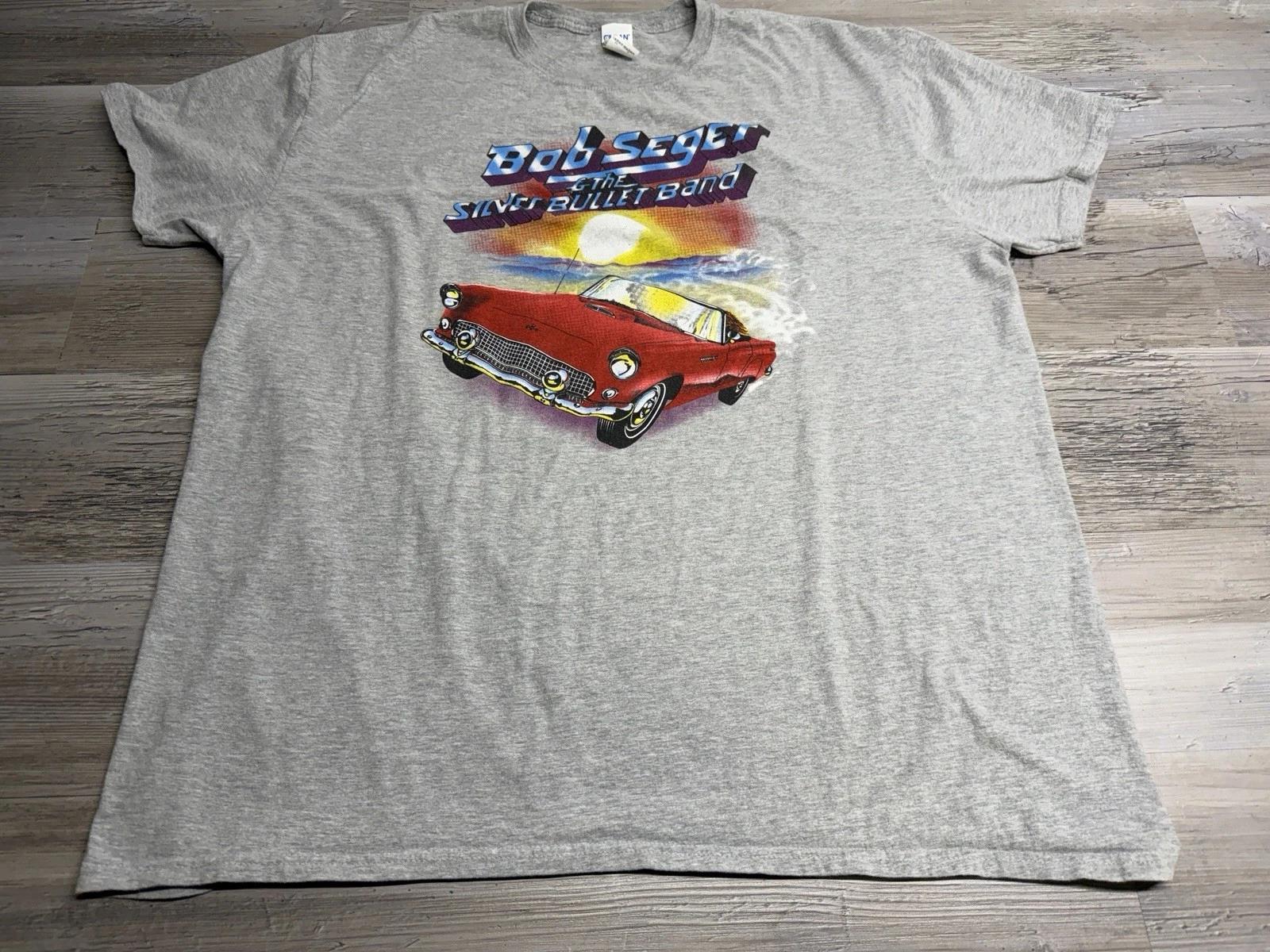 Bob Seger & The Silver Bullet Band T-Shirt 2XL Band Concert Tee Gildan 2XL
Bob Seger & The Silver Bullet Band T-Shirt 2XL Band Concert Tee Gildan 2XL