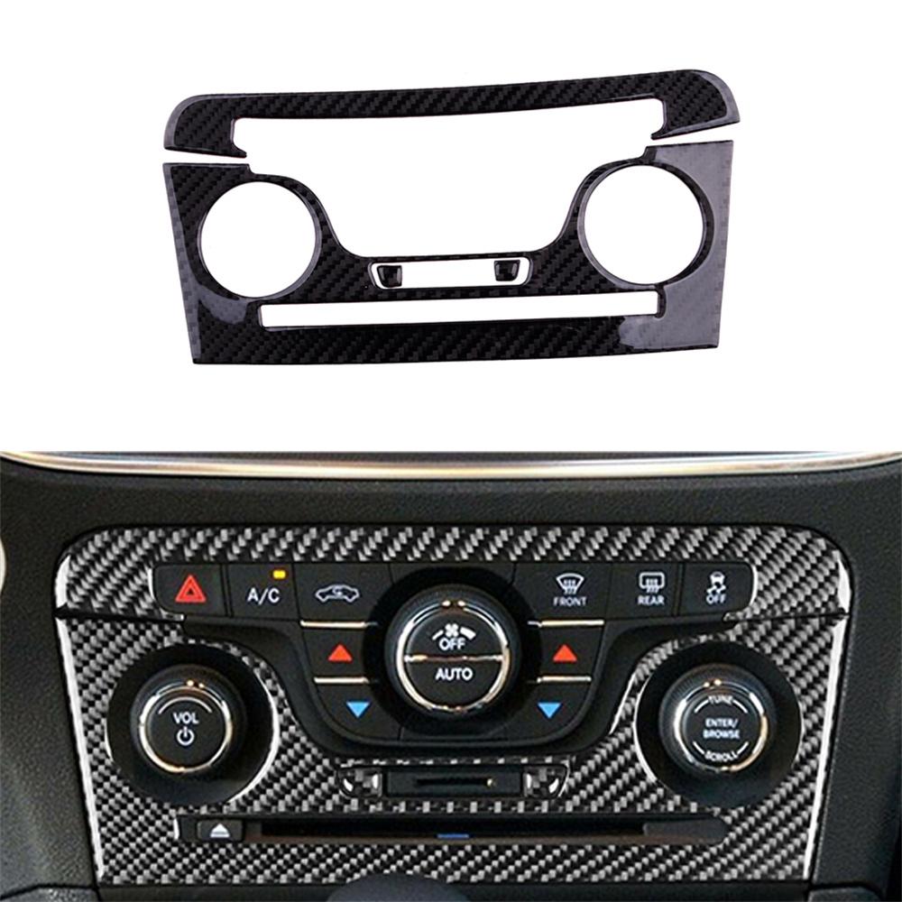 4Pcs Black Carbon Fiber Center Console AC CD Panel Cover For Dodge Charger 2011-14
4Pcs Black Carbon Fiber Center Console AC CD Panel Cover For Dodge Charger 2011-14