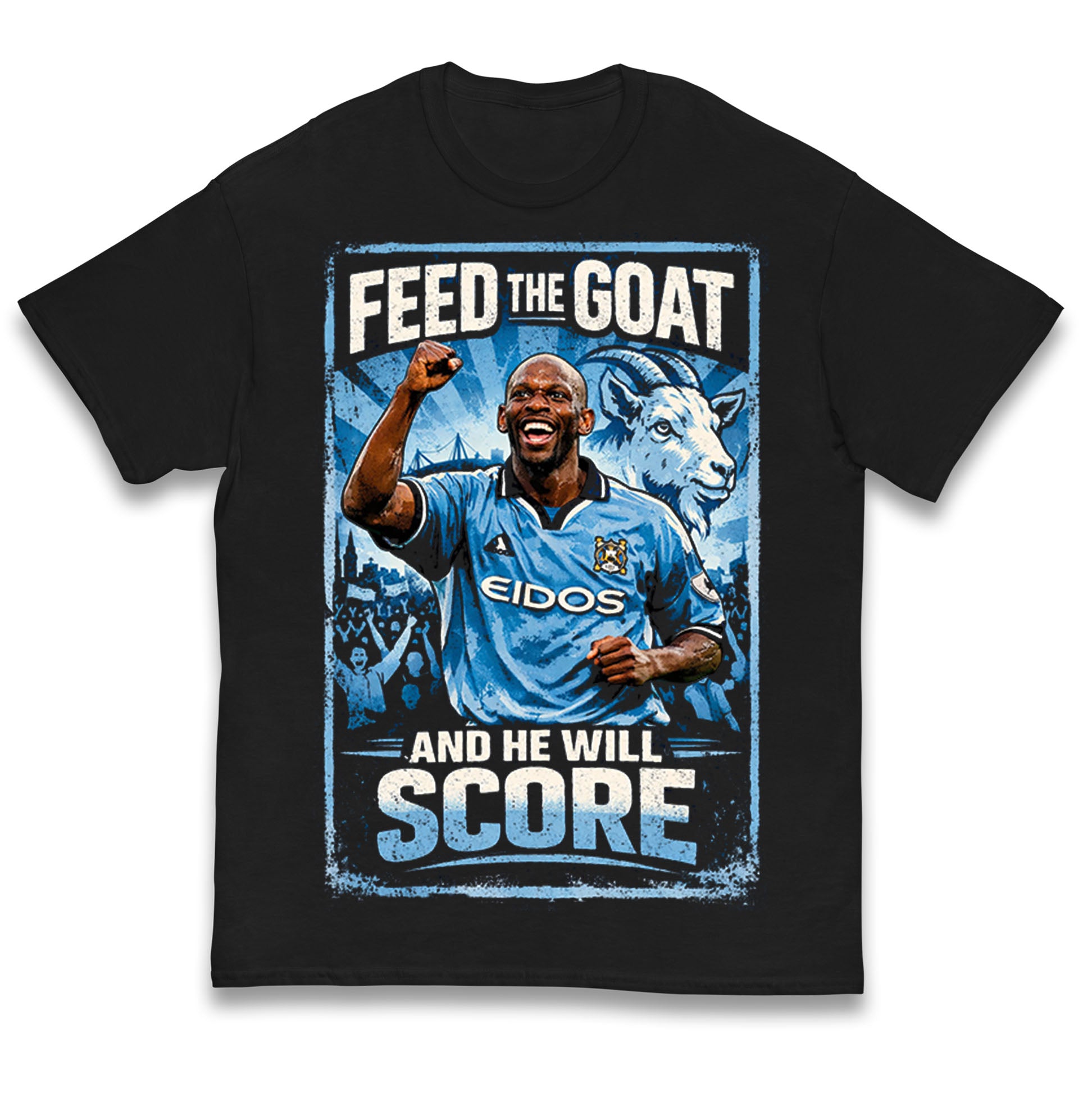 Feed The Goat and He Will Score Kids T Shirt 110
Feed The Goat and He Will Score Kids T Shirt 110