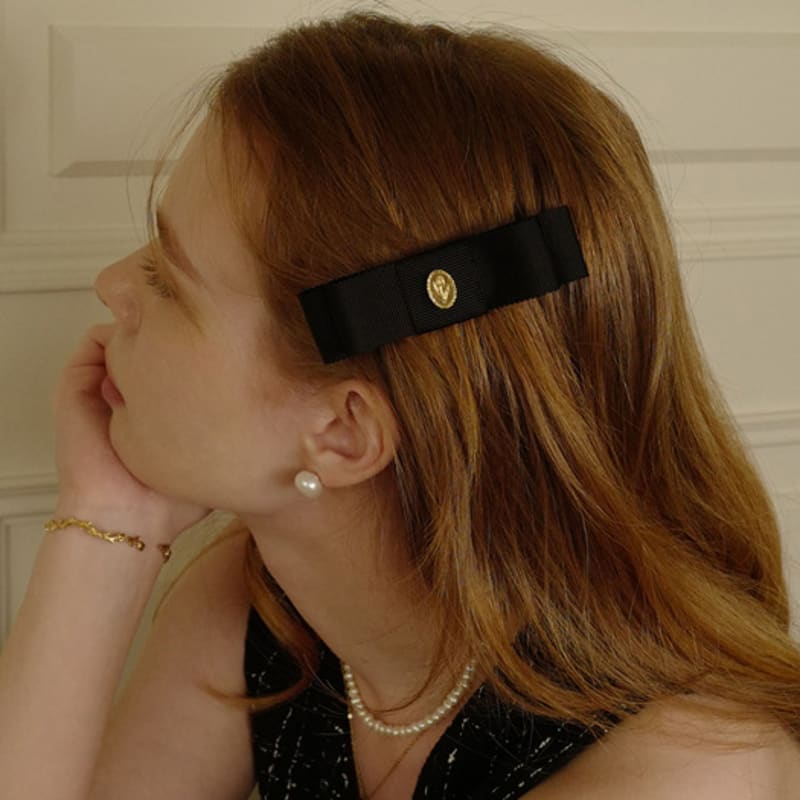 fiore tulip ribbon hairpin black
fiore tulip ribbon hairpin black