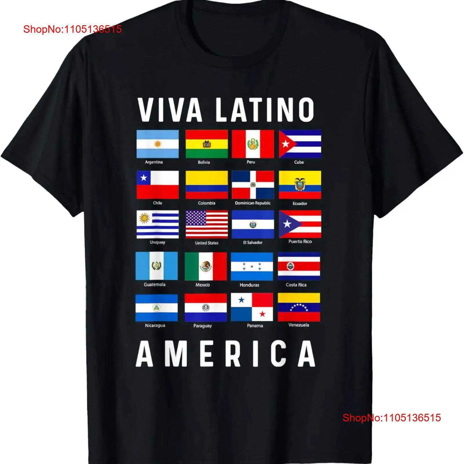 All Latin American Flags Countries Viva Latino America T Shirt vintage Washed Comfortable streetwear fashion Slightly 5XL різнокольоровий
All Latin American Flags Countries Viva Latino America T Shirt vintage Washed Comfortable streetwear fashion Slightly 5XL різнокольоровий