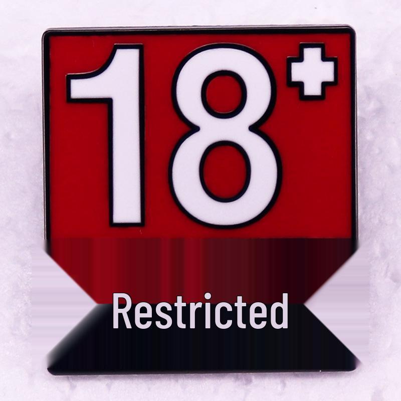 Adult 18+ Restricted Brooch Badge
Adult 18+ Restricted Brooch Badge