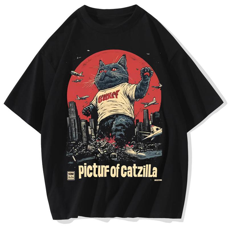 Catzilla Cat Japanese Art Funny Cat Gifts men For Women TShirt Unisex Cotton Tshirt Oneck Tops Tees Fashion Fitness T Shirt S
Catzilla Cat Japanese Art Funny Cat Gifts men For Women TShirt Unisex Cotton Tshirt Oneck Tops Tees Fashion Fitness T Shirt S