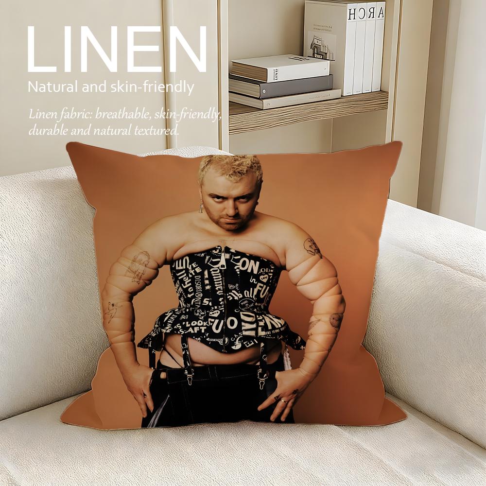 Music Sam Smith Cushion Cover Pillowcase Set Pcs x x Breathable Washable Sofa Cushion Cover 30X30cm
Music Sam Smith Cushion Cover Pillowcase Set Pcs x x Breathable Washable Sofa Cushion Cover 30X30cm