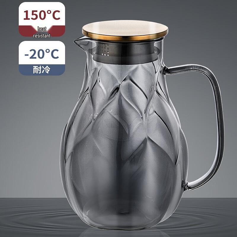 Mr. Jian High Borosilicate Glass Petal Water Pitcher, 2.9L
Mr. Jian High Borosilicate Glass Petal Water Pitcher, 2.9L
