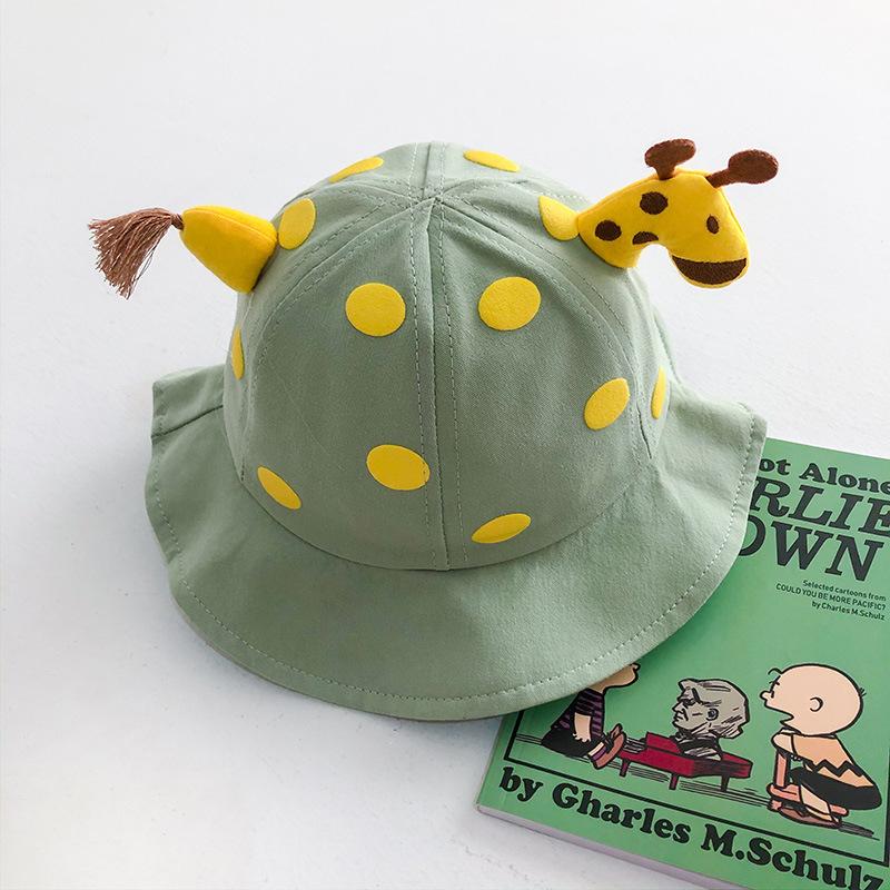 Cartoon Giraffe Baby Fisherman Cap Cute Deer Bucket Hat for Toddler Boy Girl Summer Soft Cotton Kids Sun Visor Hats зелений
Cartoon Giraffe Baby Fisherman Cap Cute Deer Bucket Hat for Toddler Boy Girl Summer Soft Cotton Kids Sun Visor Hats зелений