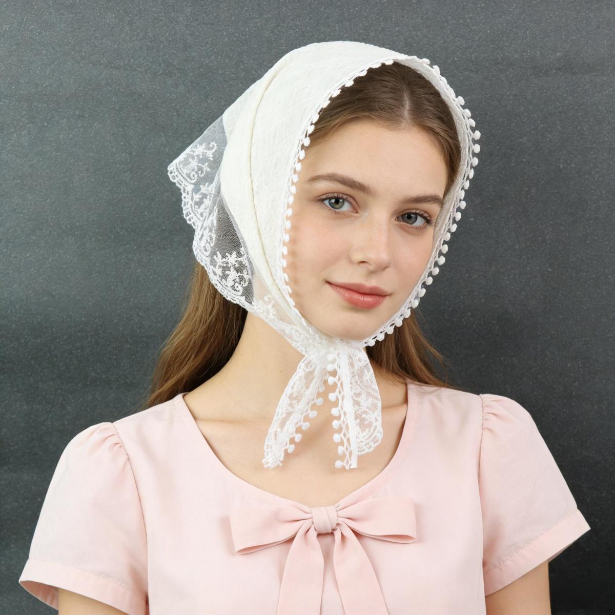 Fashion Lace Triangle Headscarf Romantic Summer White Woven Floral Hair Scarf Wraps Travel Photo Headband Hair Accessories
Fashion Lace Triangle Headscarf Romantic Summer White Woven Floral Hair Scarf Wraps Travel Photo Headband Hair Accessories