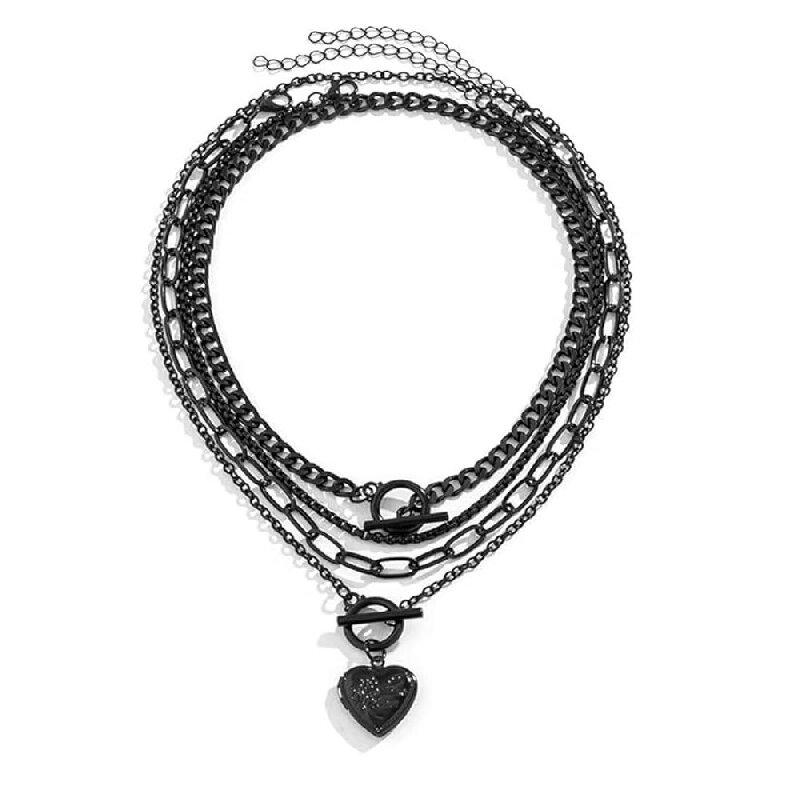 Black Heart Choker for Women, Edgy Hip Hop Hot Girl Style, Minimalist Streetwear Necklace, Trendy Layered Jewelry Gift
Black Heart Choker for Women, Edgy Hip Hop Hot Girl Style, Minimalist Streetwear Necklace, Trendy Layered Jewelry Gift