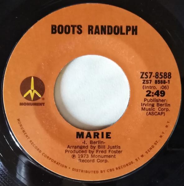7inch Record BOOTS RANDOLPH - Marie / Sentimental Journey ZS78588 Monument 1973 US Jazz Used
7inch Record BOOTS RANDOLPH - Marie / Sentimental Journey ZS78588 Monument 1973 US Jazz Used