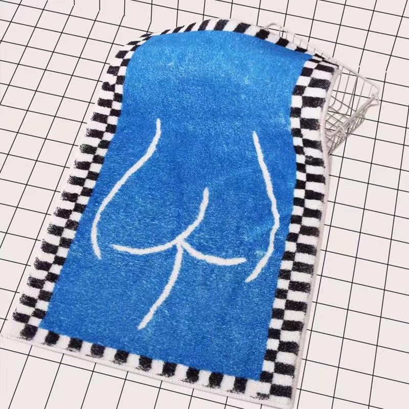 Blue Imitation Cashmere Rug Water Absorbing Shower Mat Toilet Non Slip Floor Mat Toilet Door Mat Household Toilet Carpet 40X60CM
Blue Imitation Cashmere Rug Water Absorbing Shower Mat Toilet Non Slip Floor Mat Toilet Door Mat Household Toilet Carpet 40X60CM