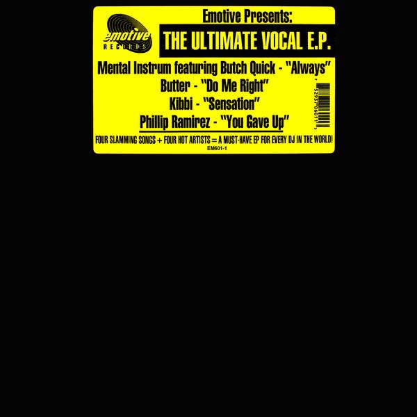 12inch Record VARIOUS - The Ultimate Vocal E.P. EM6011 Emotive Records 1994 US Dance & Electronica Used
12inch Record VARIOUS - The Ultimate Vocal E.P. EM6011 Emotive Records 1994 US Dance & Electronica Used