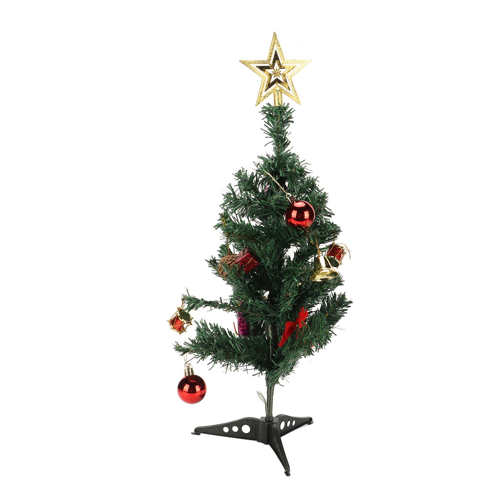 19.7inch Tabletop Christmas Tree Mini Artificial Decorated Christmas Tree Set with LED Light
19.7inch Tabletop Christmas Tree Mini Artificial Decorated Christmas Tree Set with LED Light