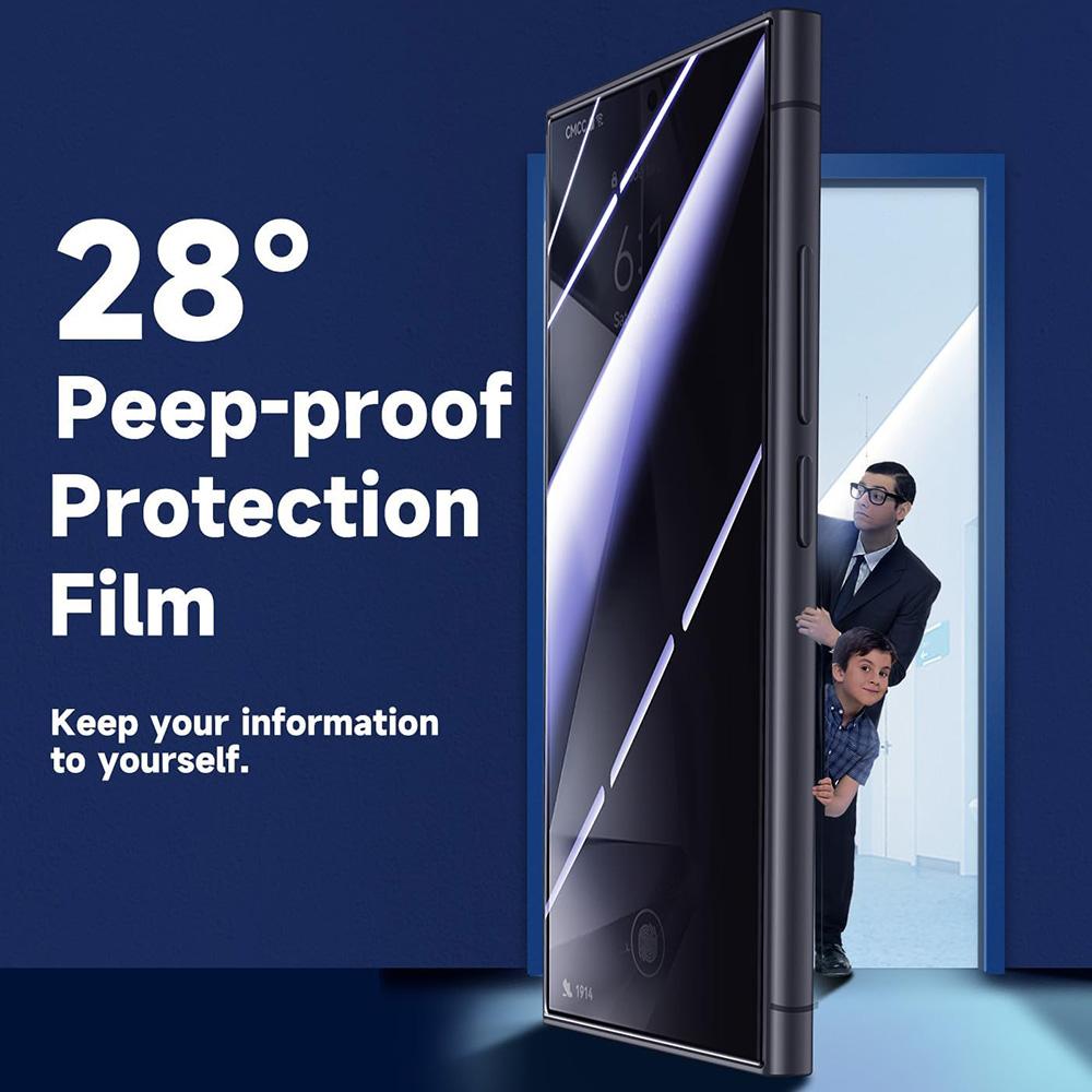 For Samsung Galaxy S24 Ultra Anti Spy Tempered Glass Screen Protector with Automatic Dust Removal Tool Type A
For Samsung Galaxy S24 Ultra Anti Spy Tempered Glass Screen Protector with Automatic Dust Removal Tool Type A