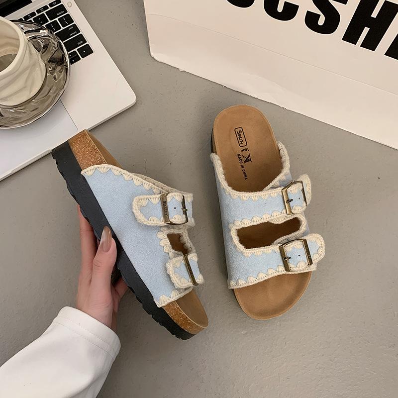 Guyun Shu Thick-soled cool slippers French women s shoes outer wear Spring Chou Meng 2025 Birkenstocks beach slippers muffin bottom 35
Guyun Shu Thick-soled cool slippers French women s shoes outer wear Spring Chou Meng 2025 Birkenstocks beach slippers muffin bottom 35