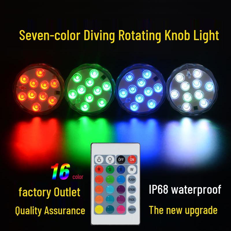 RGB Подводный светодиодный светильник на присоске с пультом ДУ и поворотной ручкой Single Light No Remote Bag
RGB Подводный светодиодный светильник на присоске с пультом ДУ и поворотной ручкой Single Light No Remote Bag
