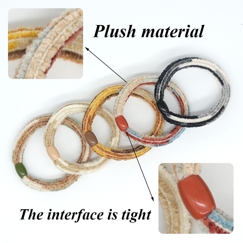 5PC Good Soft Plush Velvet Good High Elasticity Hair Ties Rope for Women Girls Ponytail Holder Korean Hair Accessories
5PC Good Soft Plush Velvet Good High Elasticity Hair Ties Rope for Women Girls Ponytail Holder Korean Hair Accessories