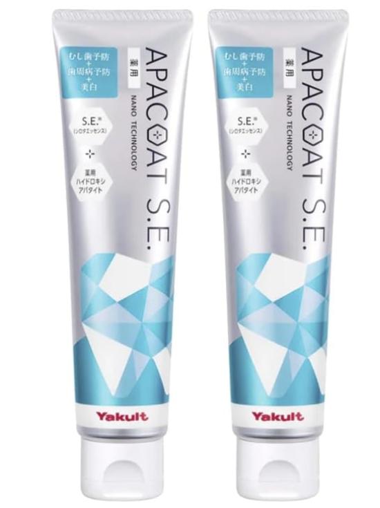 Set of 2 Yakult Toothpaste Apacoat SE 120g Nanotechnology Whitening Medicinal Hydroxyapatite Periodontal Disease Whitening Toothpaste Tooth Decay Bad
Set of 2 Yakult Toothpaste Apacoat SE 120g Nanotechnology Whitening Medicinal Hydroxyapatite Periodontal Disease Whitening Toothpaste Tooth Decay Bad