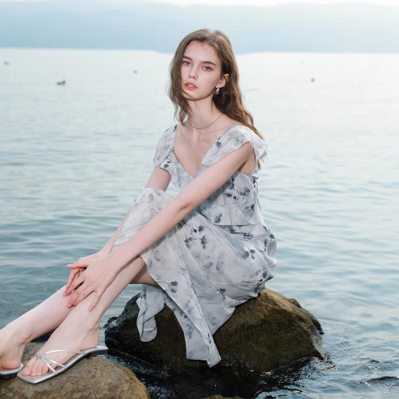 Sancai 2025 Summer French Ruffle Hem A-Line Maxi Dress XL (170/92A)
Sancai 2025 Summer French Ruffle Hem A-Line Maxi Dress XL (170/92A)