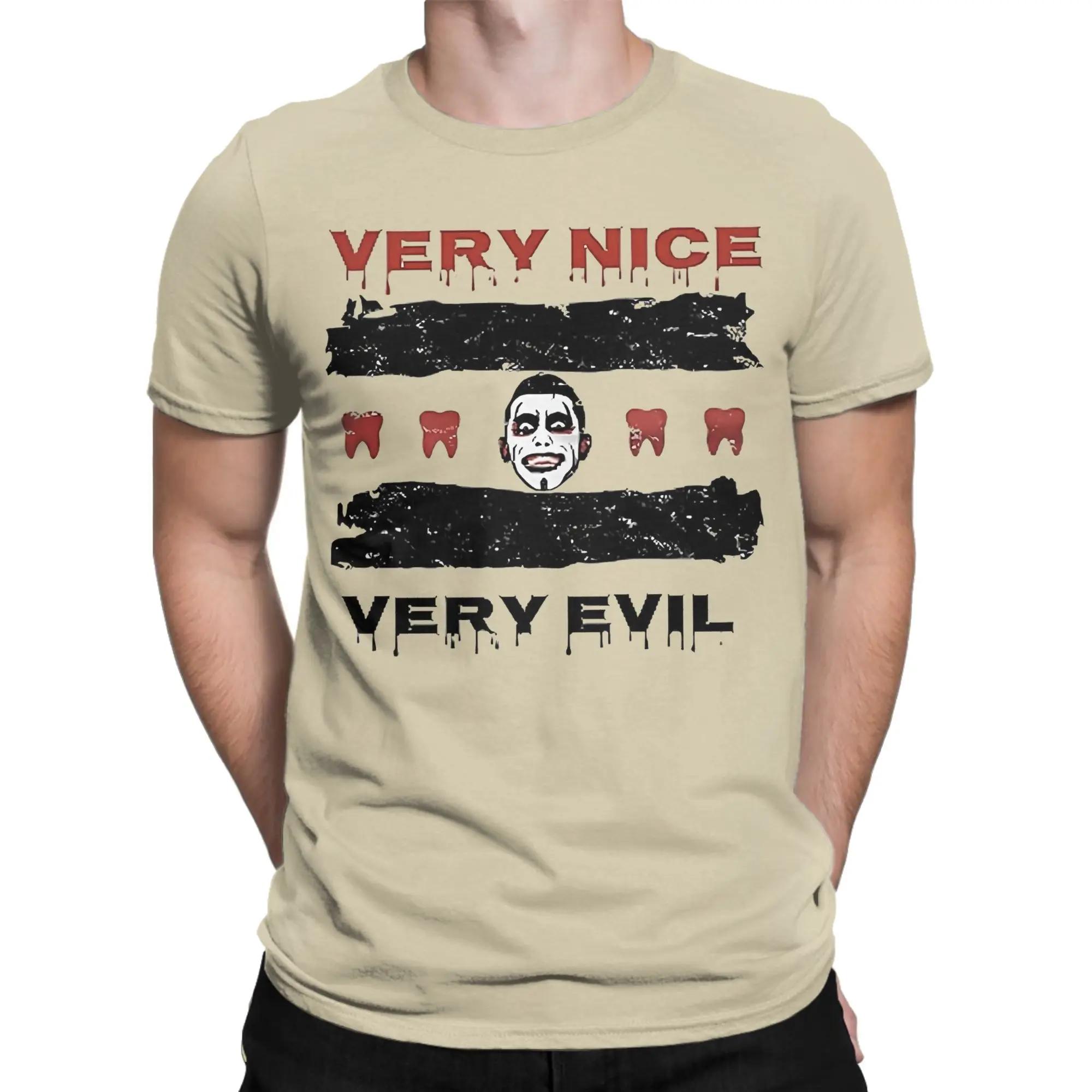 Men Very Nice Very Evil Danhausen T Shirt 100% Cotton Tops Awesome Short Sleeve Round Collar Tees Adult T-Shirts XXXXXL чорний
Men Very Nice Very Evil Danhausen T Shirt 100% Cotton Tops Awesome Short Sleeve Round Collar Tees Adult T-Shirts XXXXXL чорний