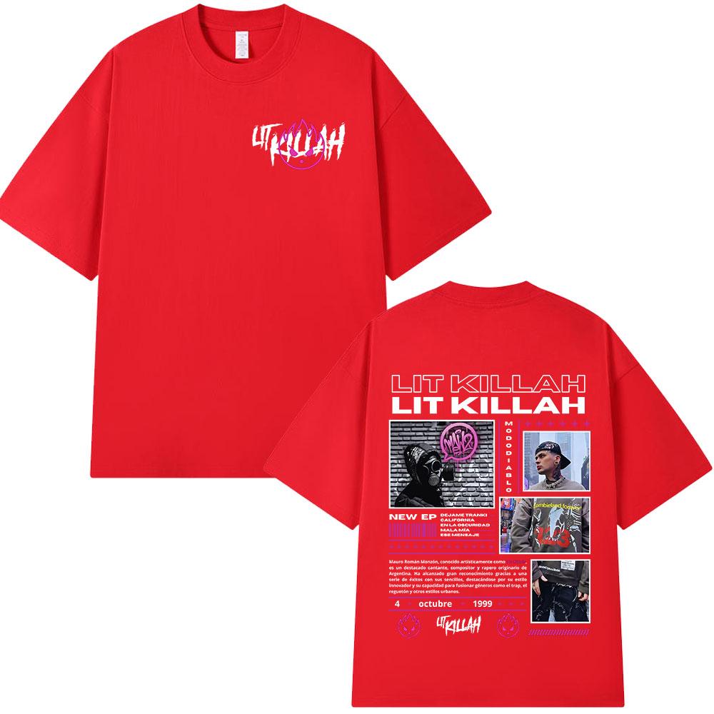 Rapper Lit Killah MAWZ Album T-shirt Tour Merch Short Sleeve Tee Shirt Unisex Women Clothing Cotton Loose Soft T-shirts Streetwear S
Rapper Lit Killah MAWZ Album T-shirt Tour Merch Short Sleeve Tee Shirt Unisex Women Clothing Cotton Loose Soft T-shirts Streetwear S