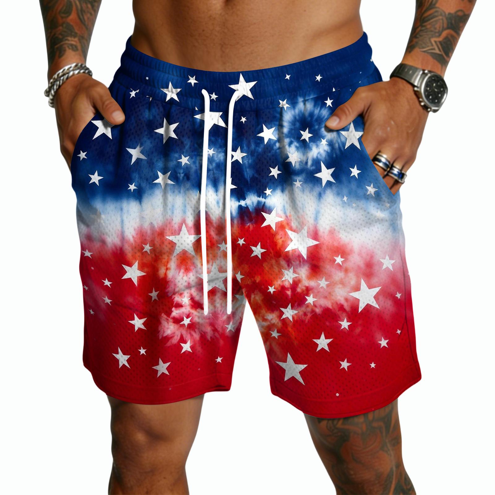 Men’s Elastic Waist Drawstring Board Shorts with Tree and Star Print Quick Dry Lightweight Swim Trunks for Beach Pool Vacation L
Men’s Elastic Waist Drawstring Board Shorts with Tree and Star Print Quick Dry Lightweight Swim Trunks for Beach Pool Vacation L