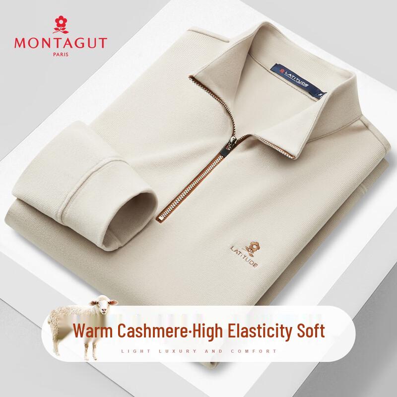 MONTAGUT Men s Cashmere Blend Semi-High Collar Pullover Sweater XL
MONTAGUT Men s Cashmere Blend Semi-High Collar Pullover Sweater XL