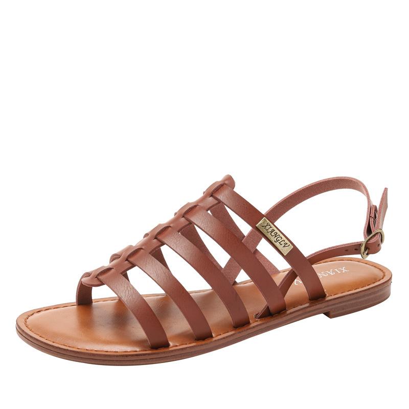 Женские сандалии на плоской подошве, модные пляжные туфли на плоской подошве, летние новые повседневные римские сандалии для женщин Sandalias De Mujer 41 коричневый
Женские сандалии на плоской подошве, модные пляжные туфли на плоской подошве, летние новые повседневные римские сандалии для женщин Sandalias De Mujer 41 коричневый