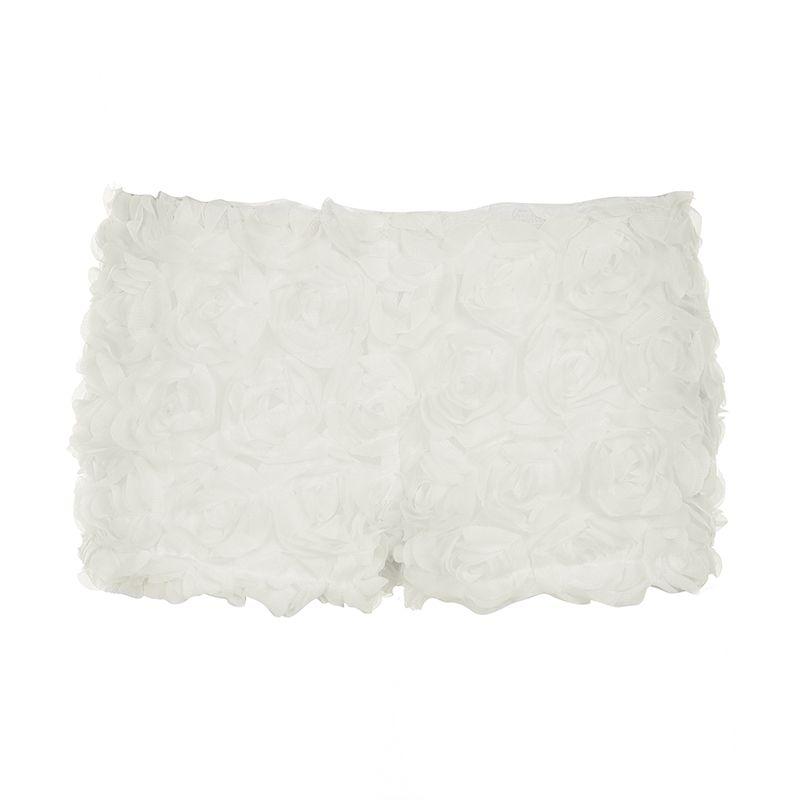 H Home European and American Women s Clothing High Street Sexy Three-Dimensional Rose Low Waisted Shorts Party Atmosphere Sexy Tight White Hot Pants White S
H Home European and American Women s Clothing High Street Sexy Three-Dimensional Rose Low Waisted Shorts Party Atmosphere Sexy Tight White Hot Pants White S
