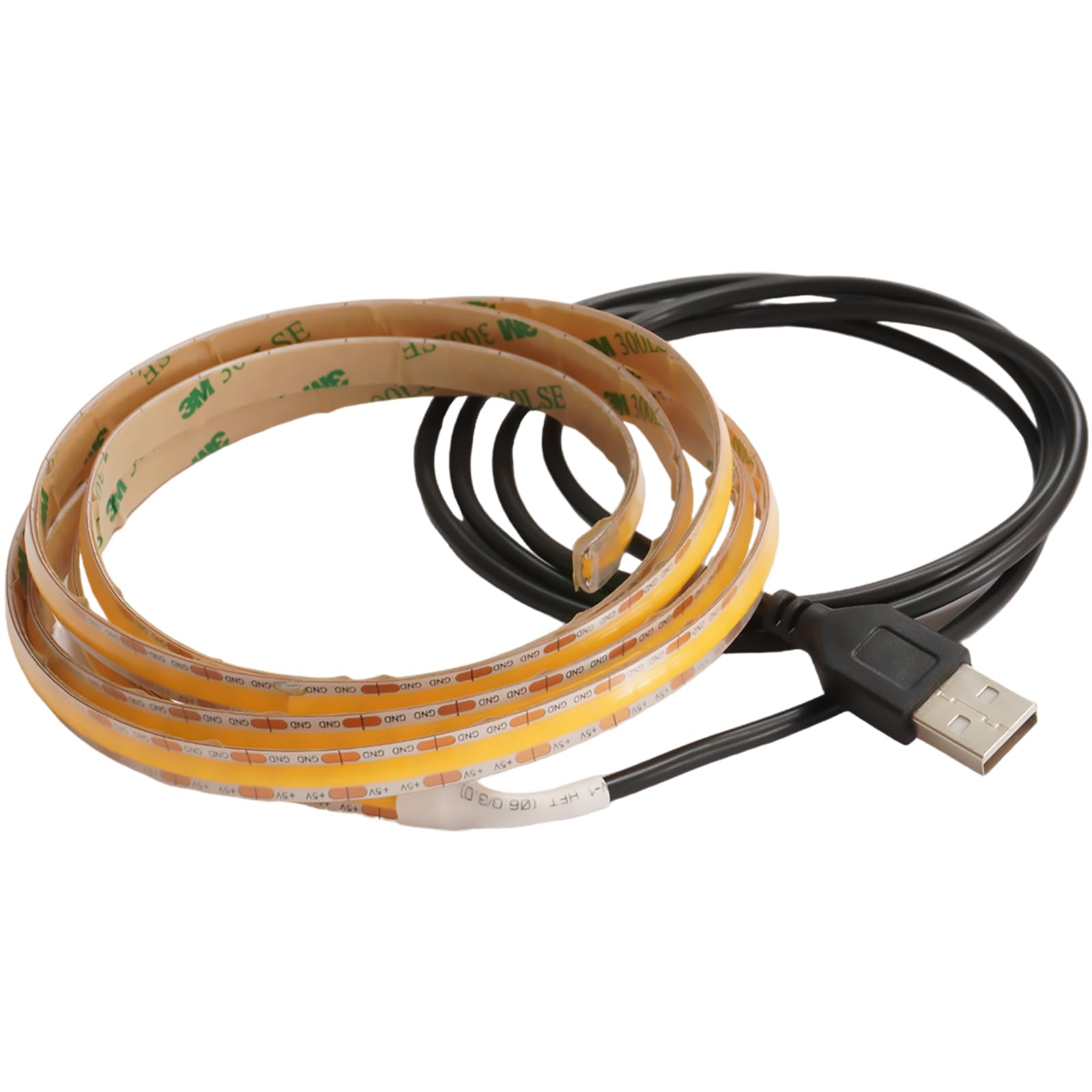 Kaito Denshi USB LED Strip Light COB Light Dotless Indirect Lighting Illumination Tape Specification Waterproof IP65A 3000K Light Bulb Color Line-like
Kaito Denshi USB LED Strip Light COB Light Dotless Indirect Lighting Illumination Tape Specification Waterproof IP65A 3000K Light Bulb Color Line-like