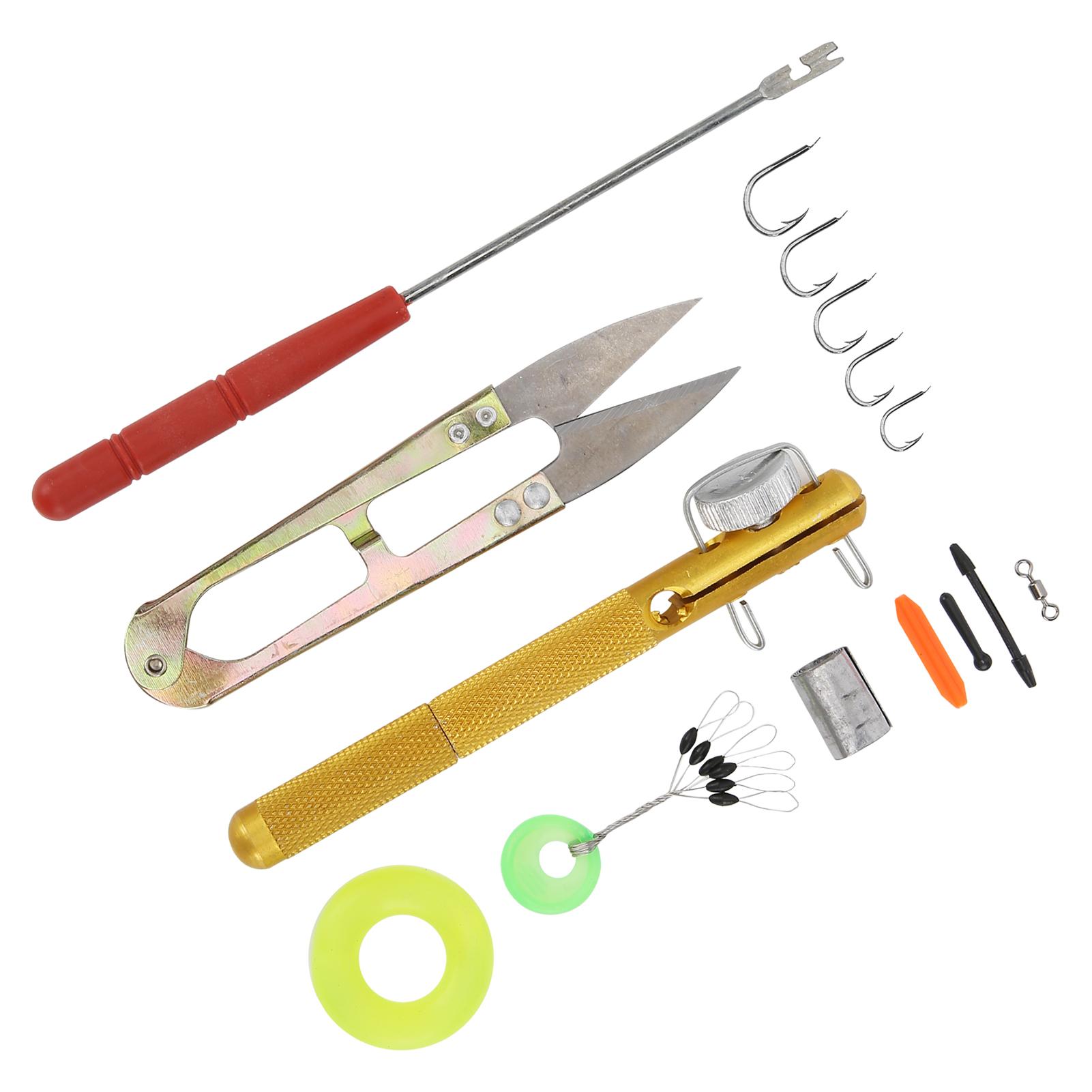 Barbed Hook Space Beans Connection Ring Scissor Knotting Tool Hook Release Tool Set
Barbed Hook Space Beans Connection Ring Scissor Knotting Tool Hook Release Tool Set