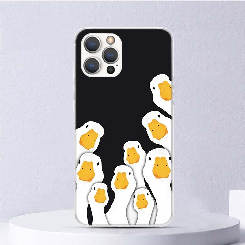 Cartoon Duck Goose Game Soft Case For iPhone 16 17 Air 16E 15 Plus 11 12 13 Mini 14 Pro Max Phone Cover Apple 7 8 SE Coque Funda iPhone 15
Cartoon Duck Goose Game Soft Case For iPhone 16 17 Air 16E 15 Plus 11 12 13 Mini 14 Pro Max Phone Cover Apple 7 8 SE Coque Funda iPhone 15