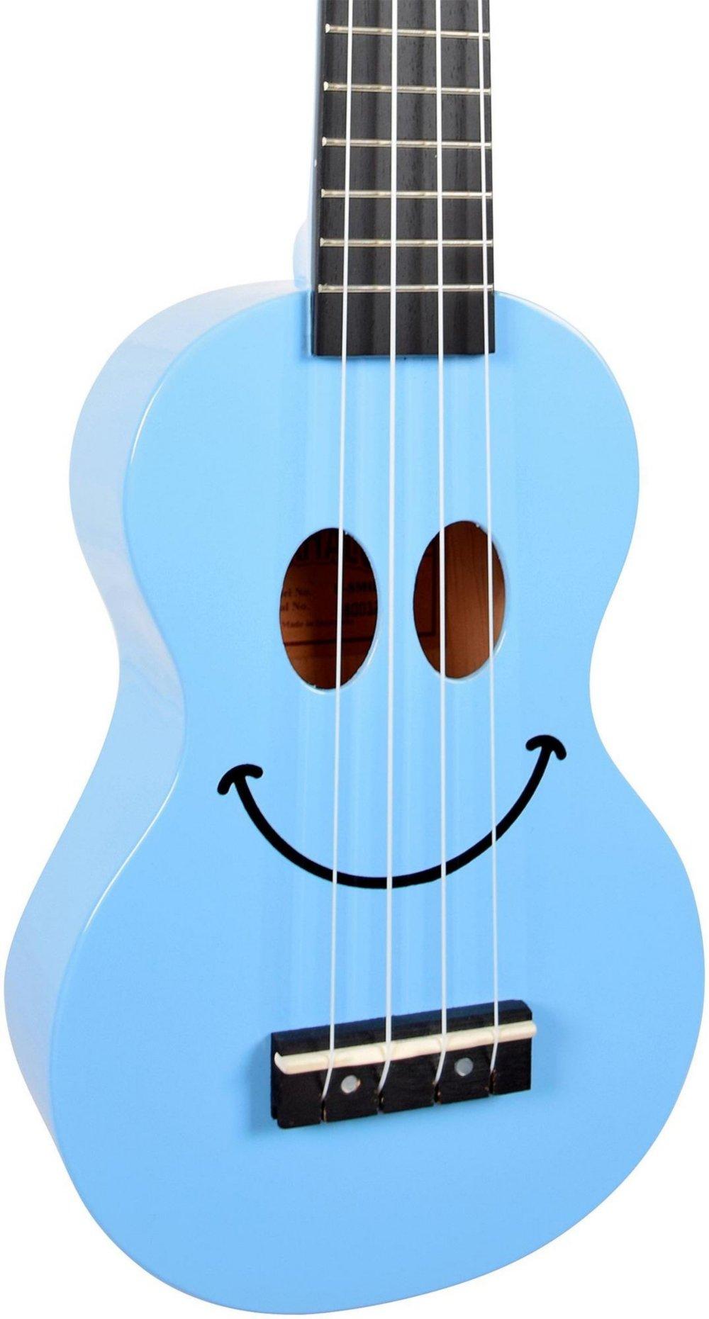 MAHALO Soprano Ukulele Art Series Light Blue U-SMILE 
MAHALO Soprano Ukulele Art Series Light Blue U-SMILE