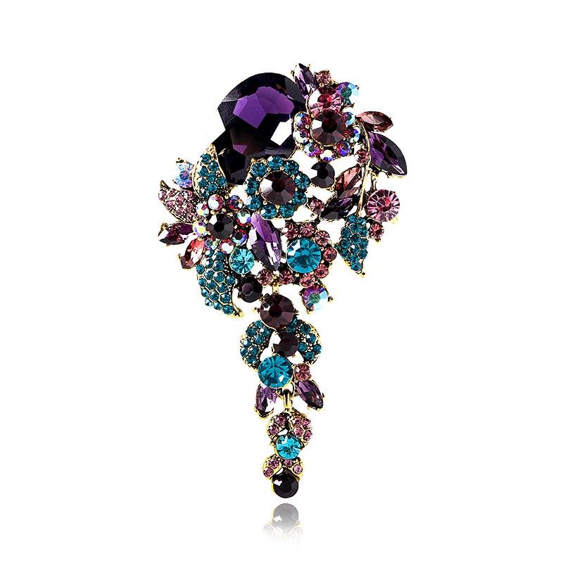 Diamond-Studded Floral Brooch In Alloy For Clothing One Size фиолетовый
Diamond-Studded Floral Brooch In Alloy For Clothing One Size фиолетовый