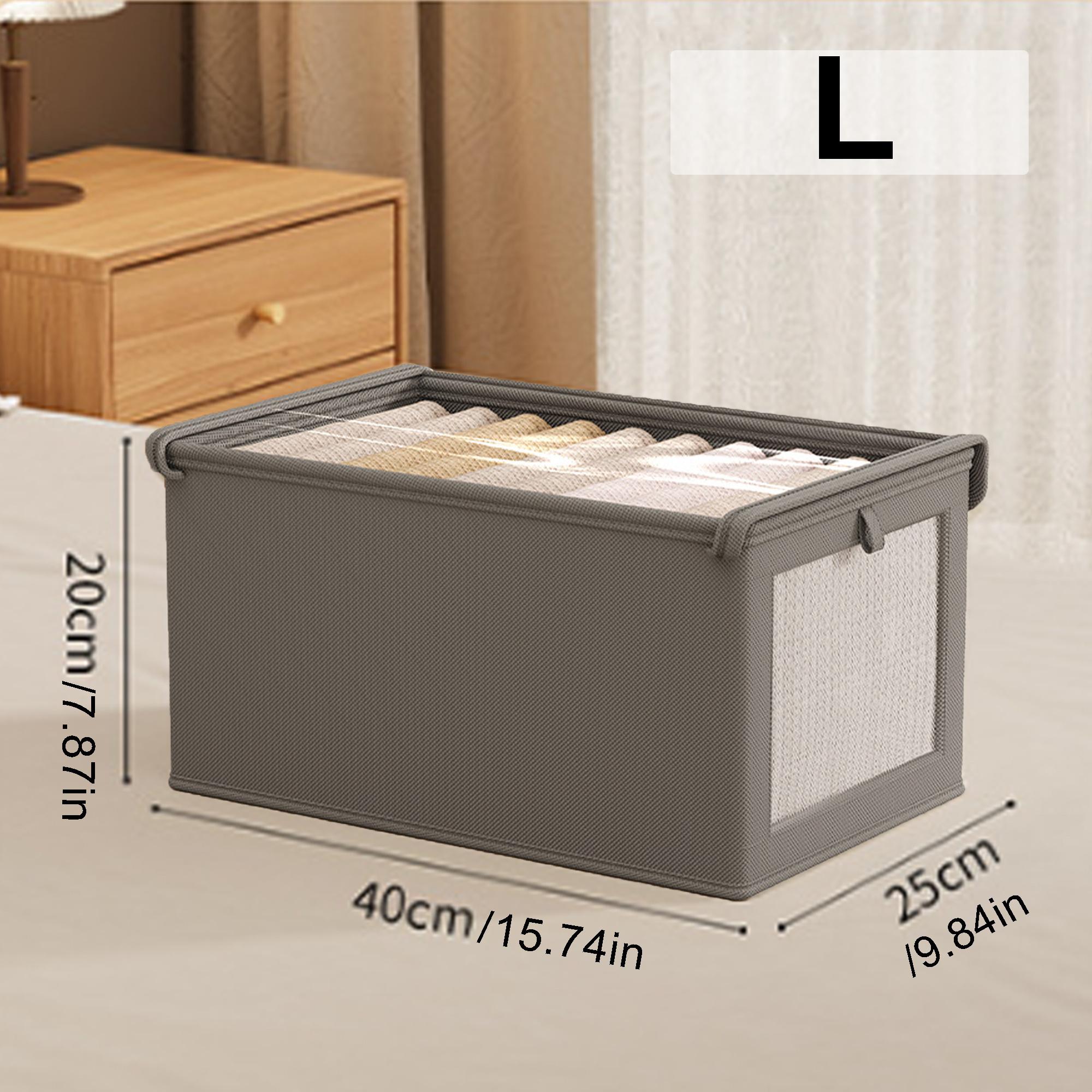 Spacious Canvas Storage Bin with Transparent Viewing Window – Durable Nylon,Foldable&Portable Organizer for Clothes &Accessories
Spacious Canvas Storage Bin with Transparent Viewing Window – Durable Nylon,Foldable&Portable Organizer for Clothes &Accessories