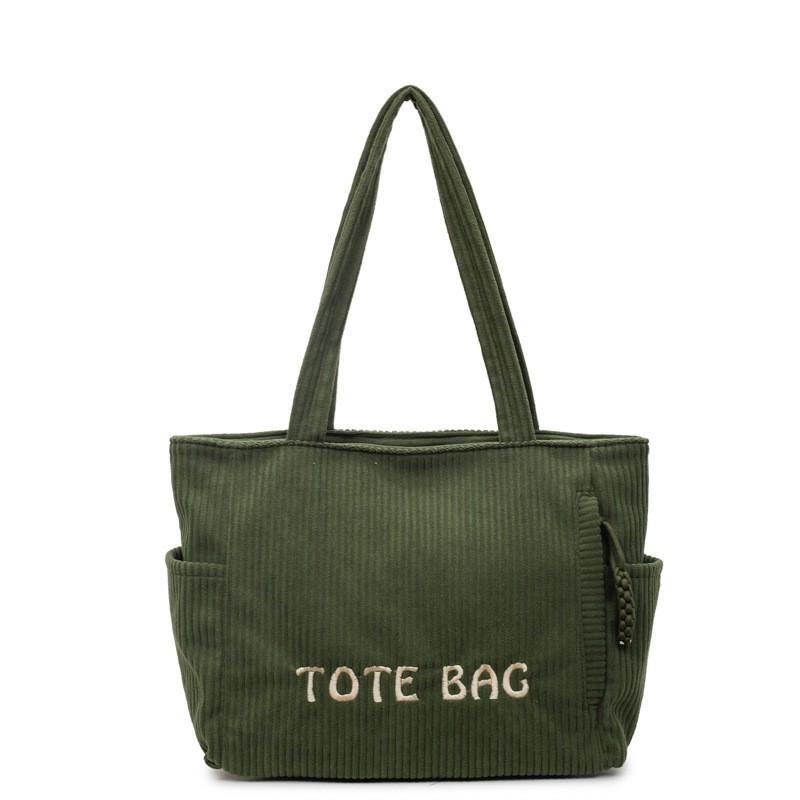 2026 New Corduroy Bag Women s Casual Shoulder Light Student Commuting Large Capacity Tote зелений
2026 New Corduroy Bag Women s Casual Shoulder Light Student Commuting Large Capacity Tote зелений