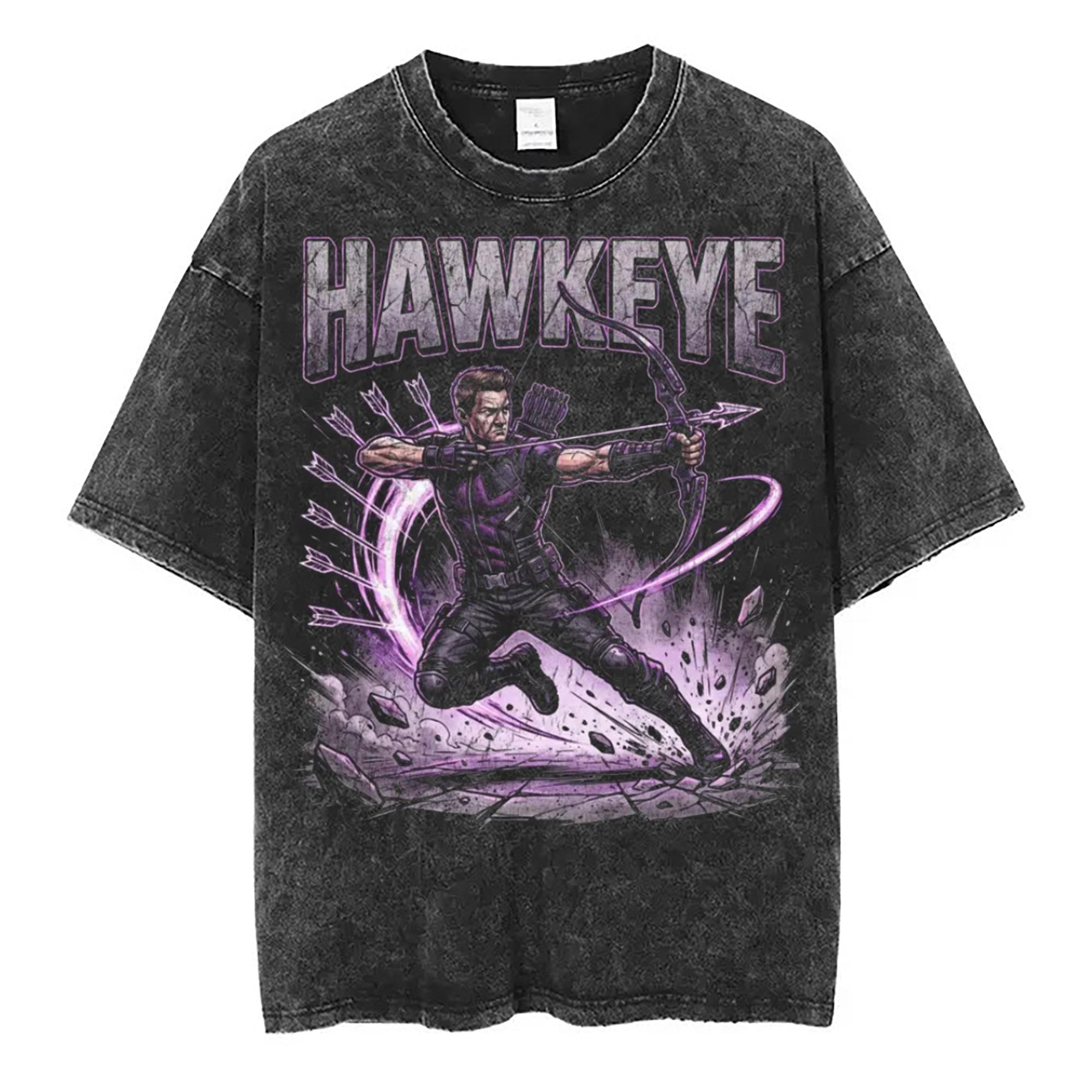 Oversized Hawkeye Vintage Washed T Shirt Tony Avengers Superhero Short Sleeve Summer Casual Comfortable Top Loose Casual Tees M
Oversized Hawkeye Vintage Washed T Shirt Tony Avengers Superhero Short Sleeve Summer Casual Comfortable Top Loose Casual Tees M